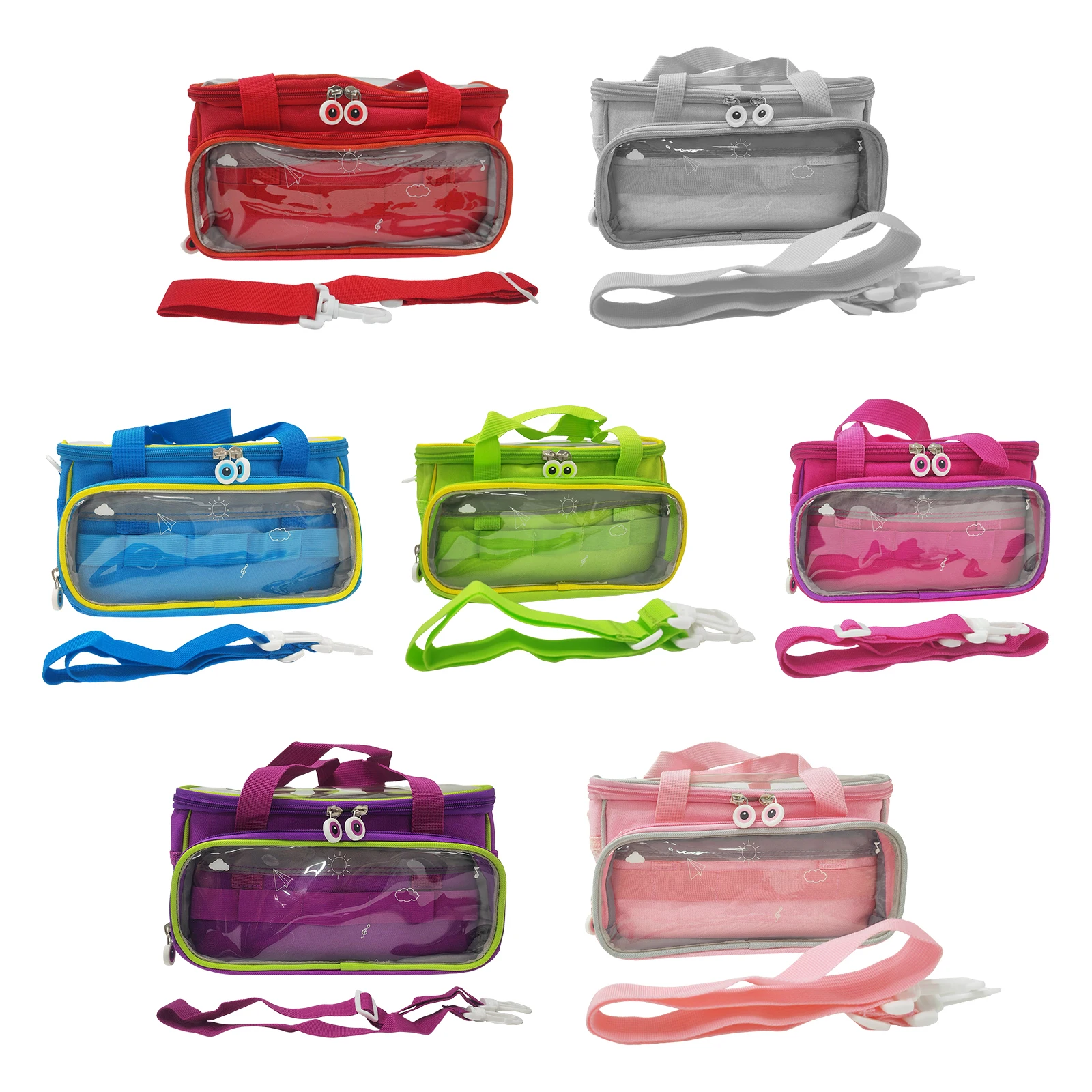 

Симпатичная сумка-органайзер на молнии с регулируемым ремнем, портативная, совместима с Toniebox 2 и 1 Starter Set