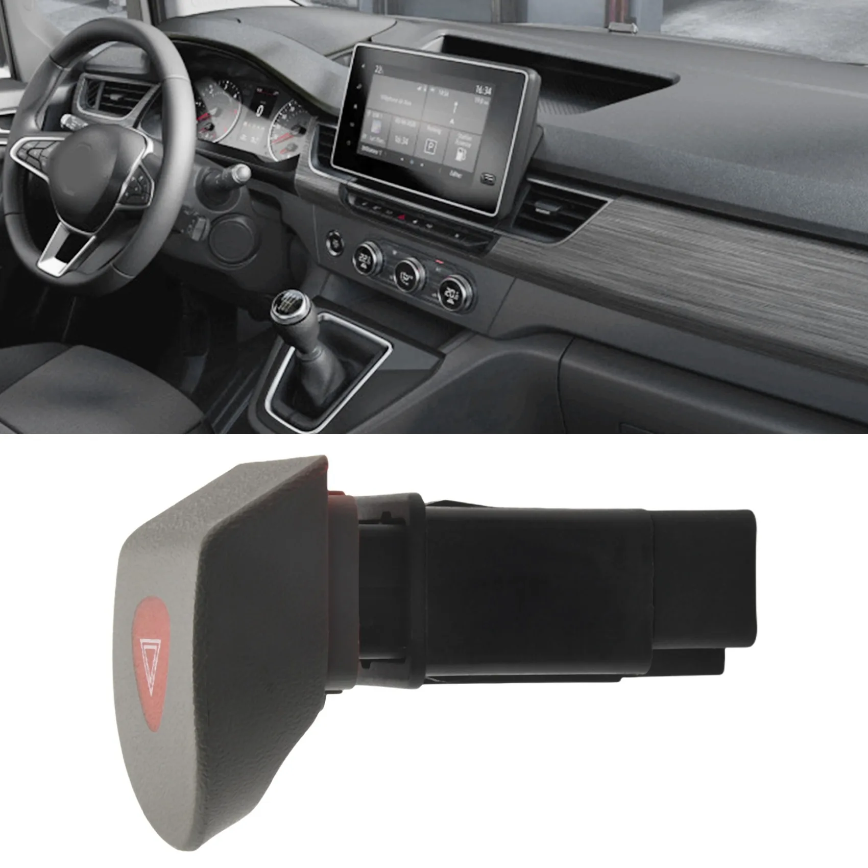 Przełącznik awaryjnego światła awaryjnego dla Renault Kangoo I 1997-2008 7700308821