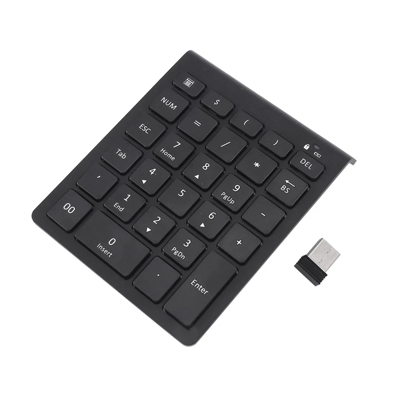 1Set Digital Number Keyboard 2.4G Bluetooth Numeric Keyboard Plastic For Tablet Laptop Phone Accounter