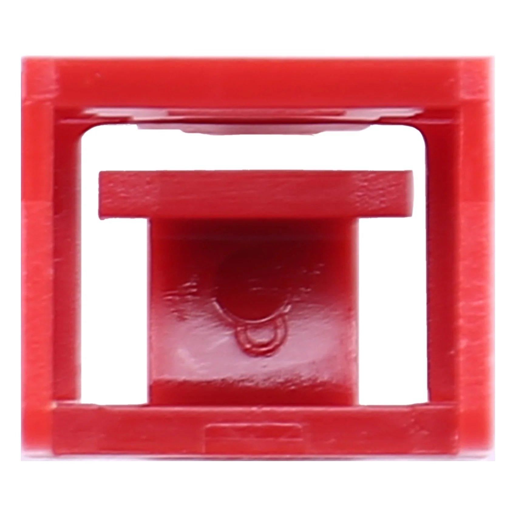 Red Ethernet LAN Hub Cover, Anti Dust Plug Cap, Protetor de bloqueio, Proprietary Lock and Key, RJ45, 100pcs