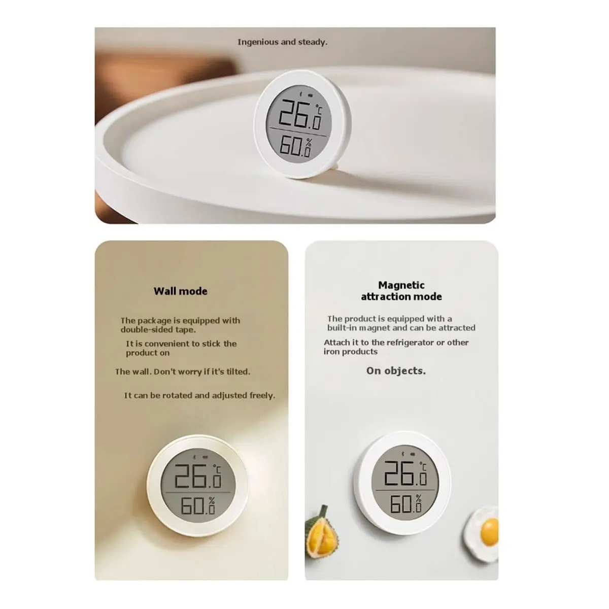 New Electronics Temperature and Humidity Monitor Thermometer Hygrometer High Accuracy Sensor Work with for