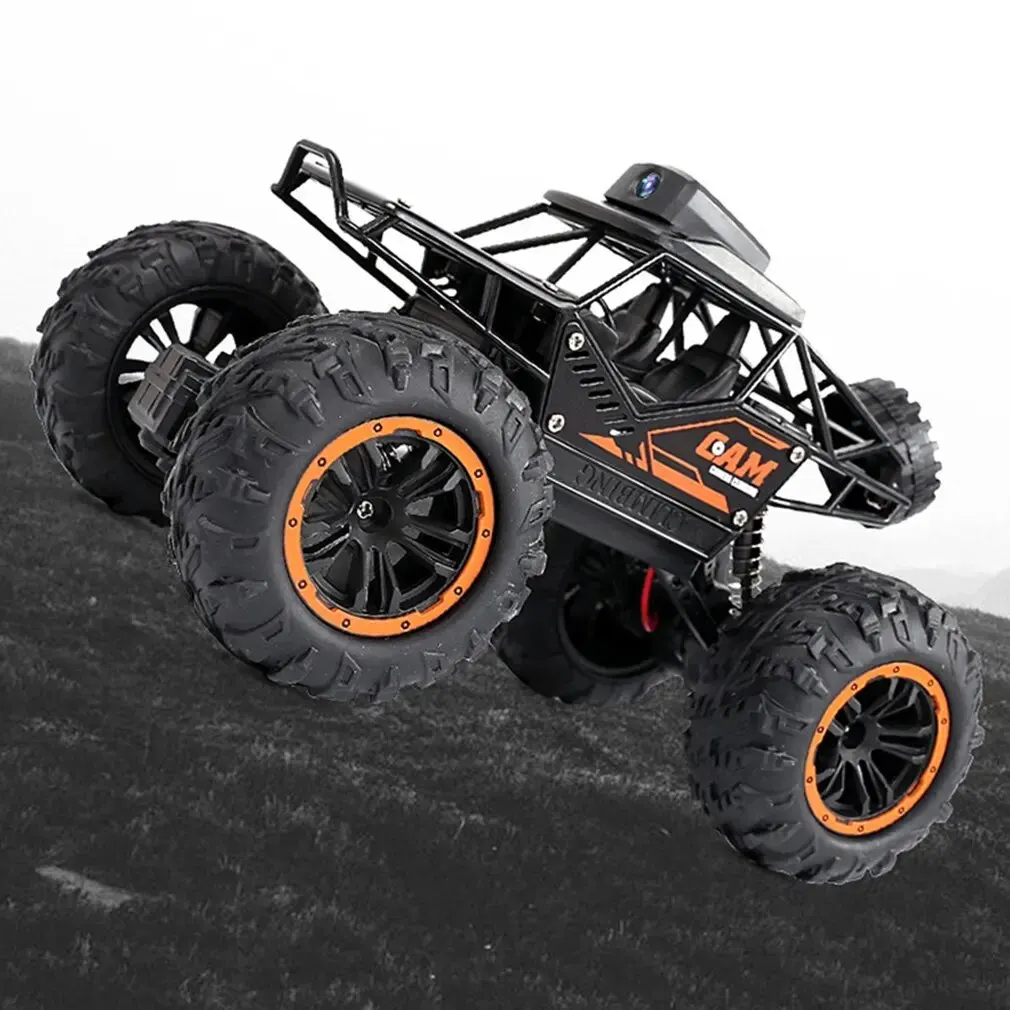 Rc 자동차 오프로드 리모컨 스턴트 카 1:18, HD 720P 와이파이 FPV 카메라, 2.4G SUV 라디오 컨트롤, 어린이용 등산 장난감