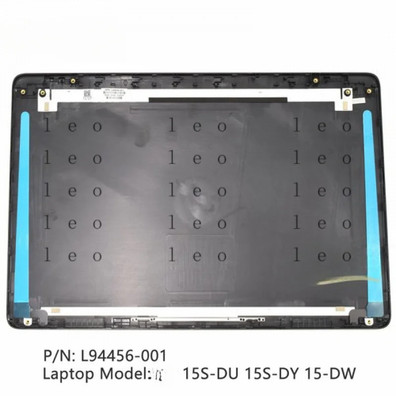 CC  New For HP 15S-DU 15S-DY 15-DW LCD Rear Lid Back Cover + Bezel + Hinge + Screws