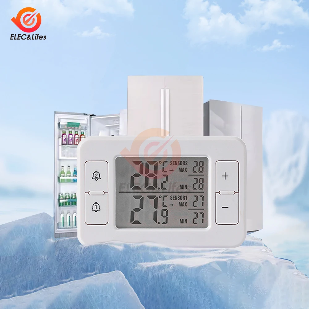 Termômetro Digital sem Fio Lcd Instrumentos de Temperatura Medidor Eletrônico de Temperatura Estação Meteorológica Tester Interior e Exterior