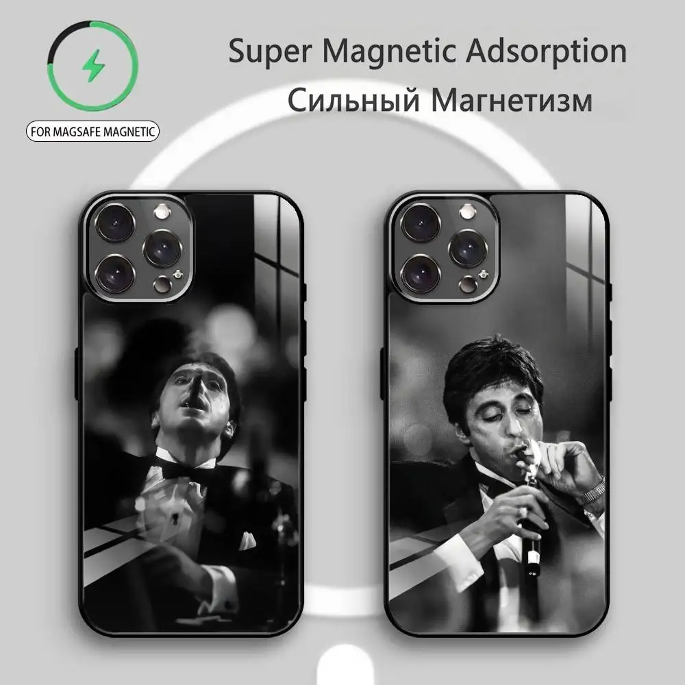 Al Pacino C-Corleone Phone Case For iPhone17,16,15,14,13,12,11 Plus,Pro Max Magnetic For Magsafe Wireless Charging