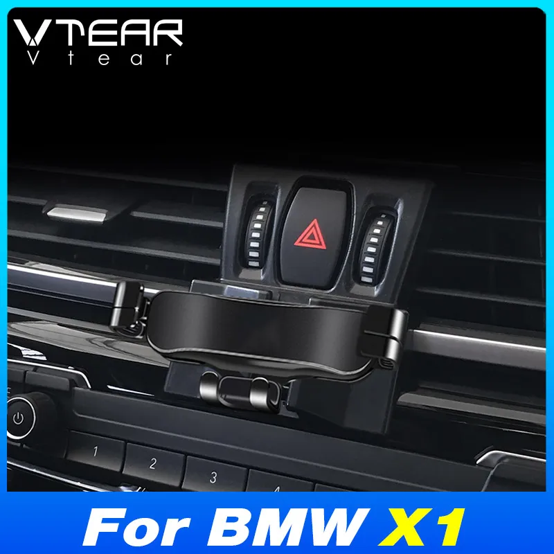 

Vtear Car Phone Holder Support Decoration Dashboard Air Outlet Trim Accessories Interior Console Vent Part For BMW X1 2022