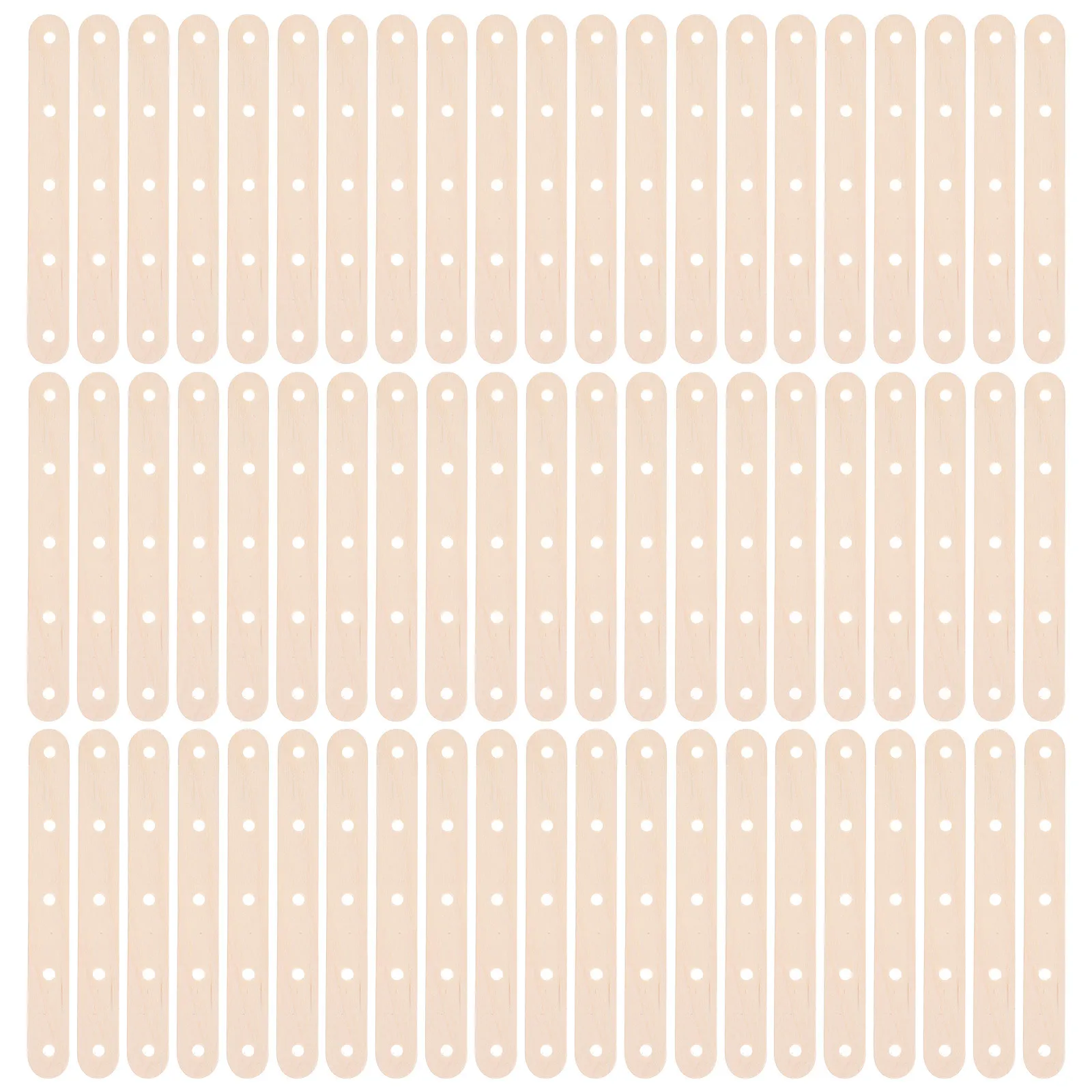 

100Pcs Wood Popsicle Sticks Pre Drilled Ice Cream Sticks DIY Treat Molds Cake Pops Craft Supplies Wood Popsicle Stick