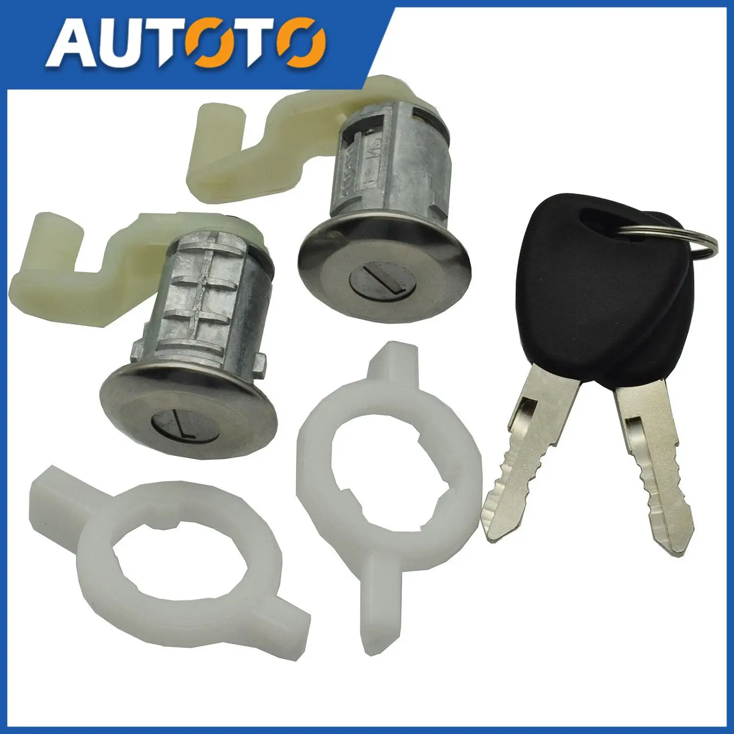 

1set 7701472806 Car Door Lock Cylinder(W/2 Keys) Part Num Fit For Renault Clio II Master Scenic ,Car Door Lock Part