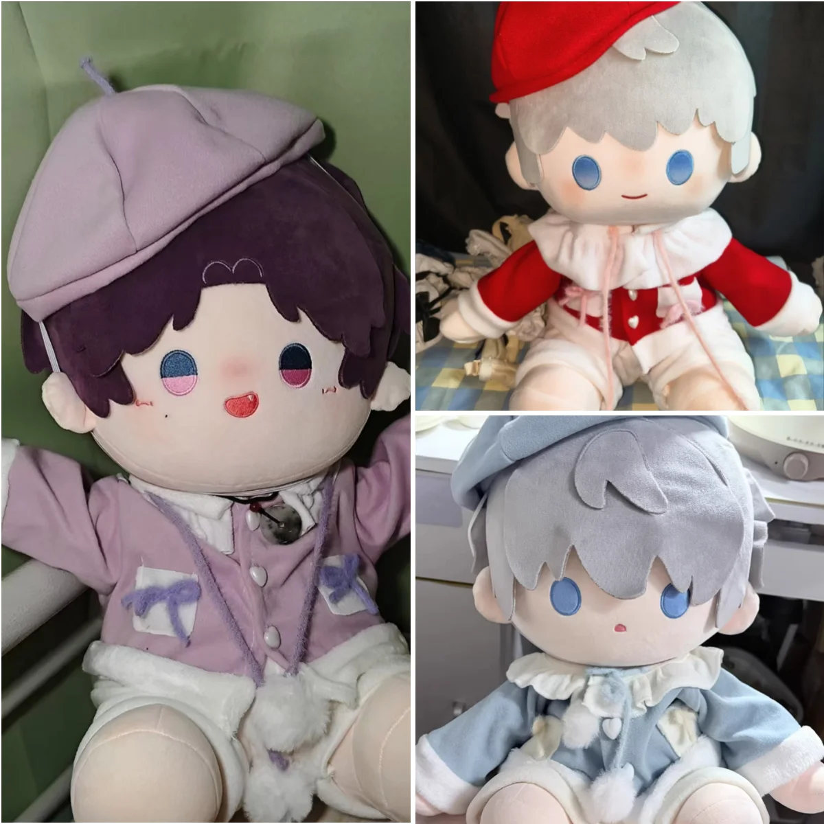 

40 см хлопковые фигурки для сидения, одежда Love And Deepspace Xavier Zayne Rafayel ralayo Sylus, милые зимние пальто и шапки для косплея