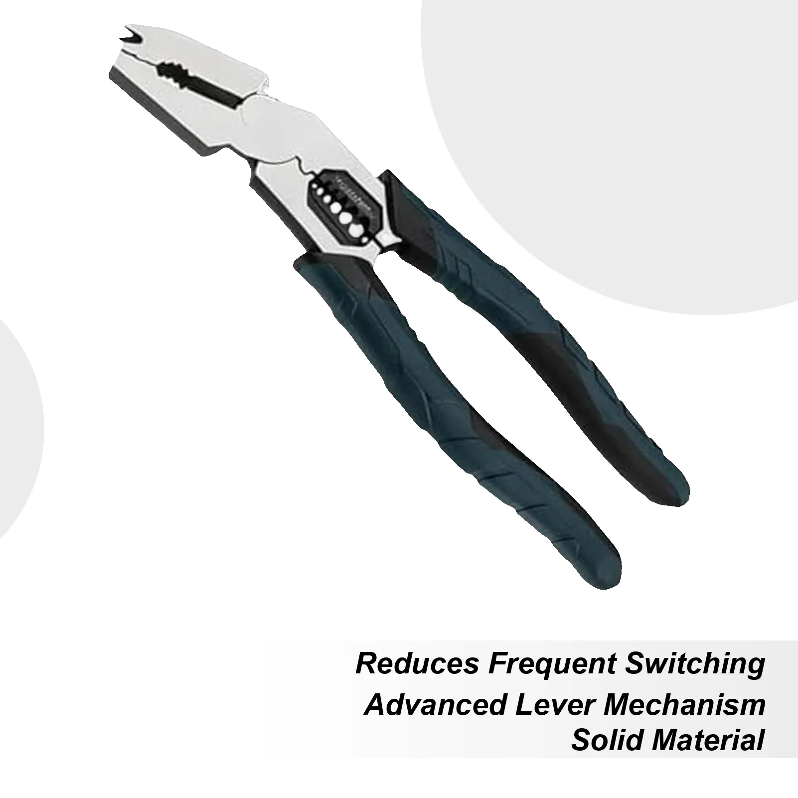 Wire Stripper 9 in 1 Professional Nail Crimper High Carbon Steel Cutting Pliers for Electrician Stripping Crimping Cutting Home