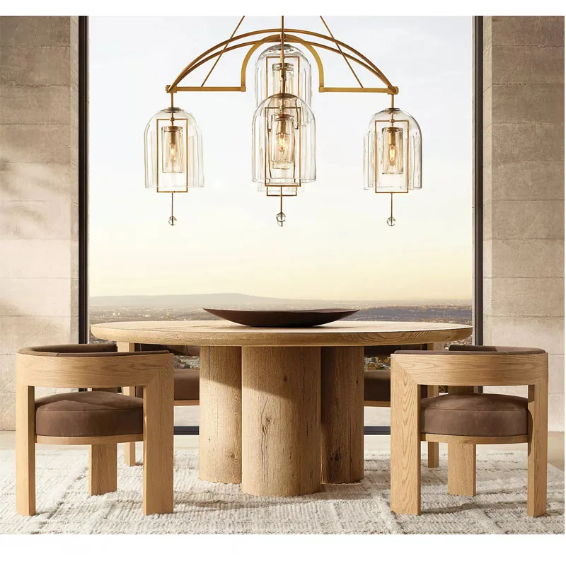 Indoor Furniture Set Home Furniture Dining Table and Chairs Modern Living Room Dinning Set