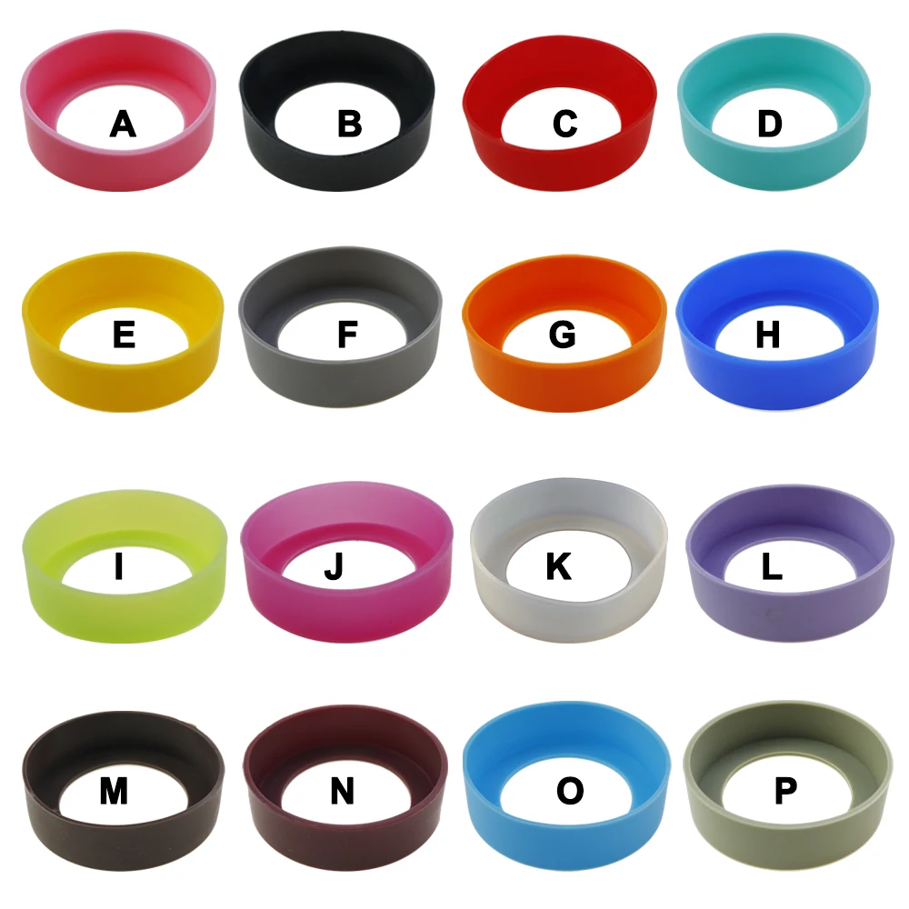 1PCS 6.5CM Silicone Cup Bottom Protective Case Cover Holder Thermos Base   From Impacting Not Deformed Good Toughness Odorless - Image 5