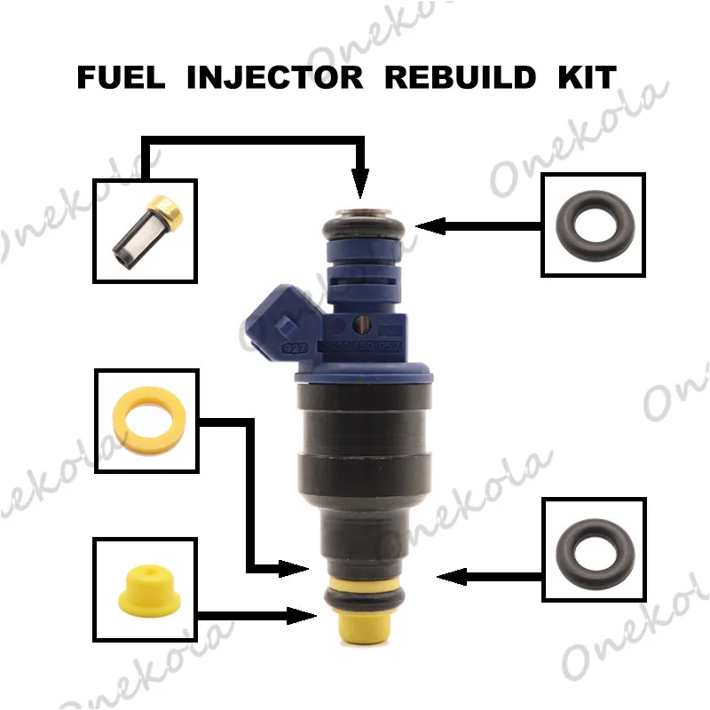 Fuel Injector repair kit Orings Filters for  0280150957 Dodge Chrysler Plymouth 3.8L 3.9L