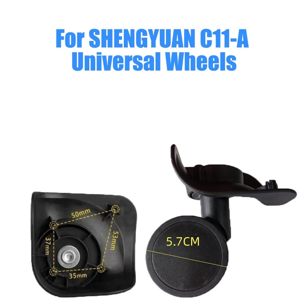 For SHENGYUAN C11-A Luggage Wheel Trolley Case Wheel Pulley Sliding Casters Universal Wheel Repair Slient Wear-resistant Smooth