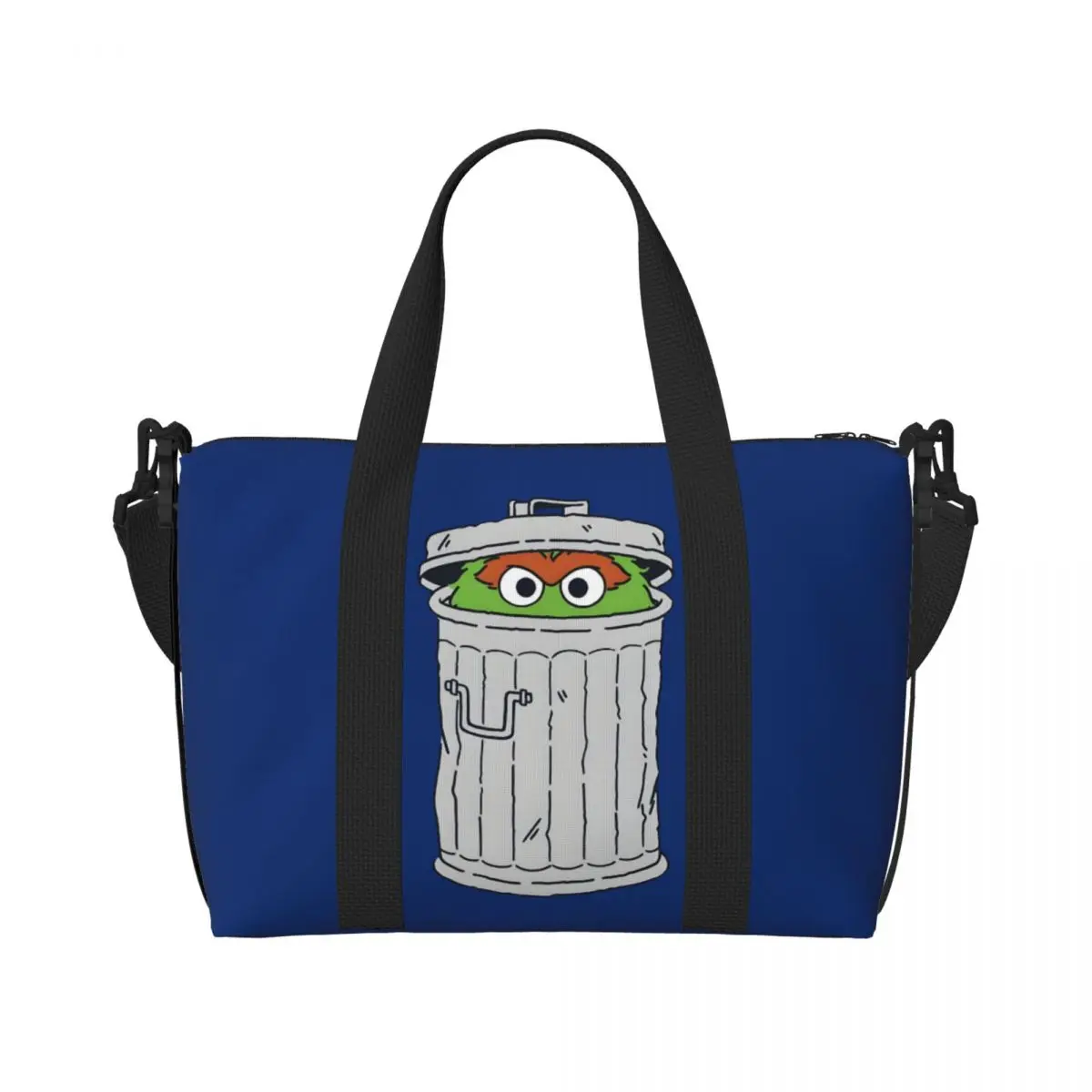 

Сумка-тоут Cookie Monster на заказ, женская большая вместительная обучающая детская сумка для телевидения, тренажерного зала, пляжная дорожная сумка на плечо