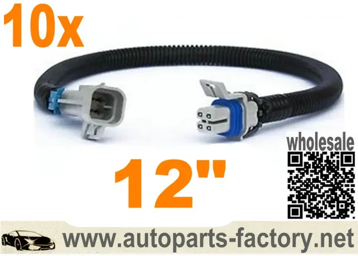 Oxygen O2 Sensor Header Extension Harness For GM LS1 LS2 GTO SQUARE GRAY For GTO CTS-V