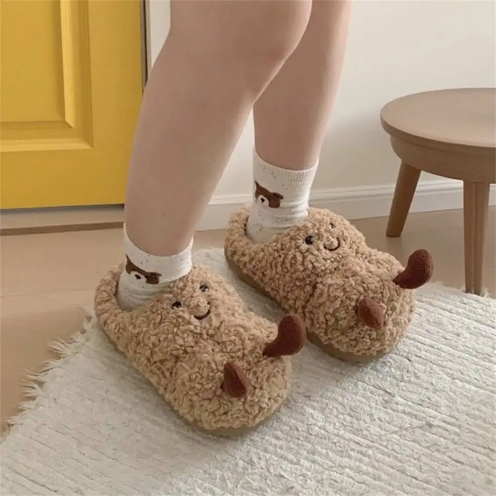 Creative Fun Peanut Home Slippers Women's Winter Indoor Household