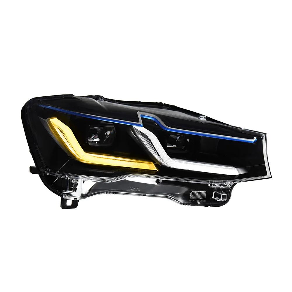 For X3 F25 2011-2018 X4 F26 to G30 12V New Laser Style LED Headlight Plug & Play Head Lamp Assembly