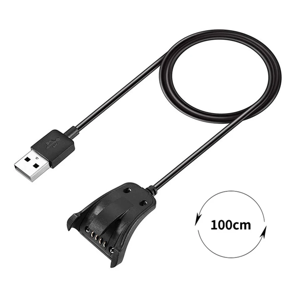 100cm Smartwatch USB Charger Data Cable for TomTom Spark/Runner Series Runner2/3/Spark 3 Watch Chargers Dock Cradle Stand