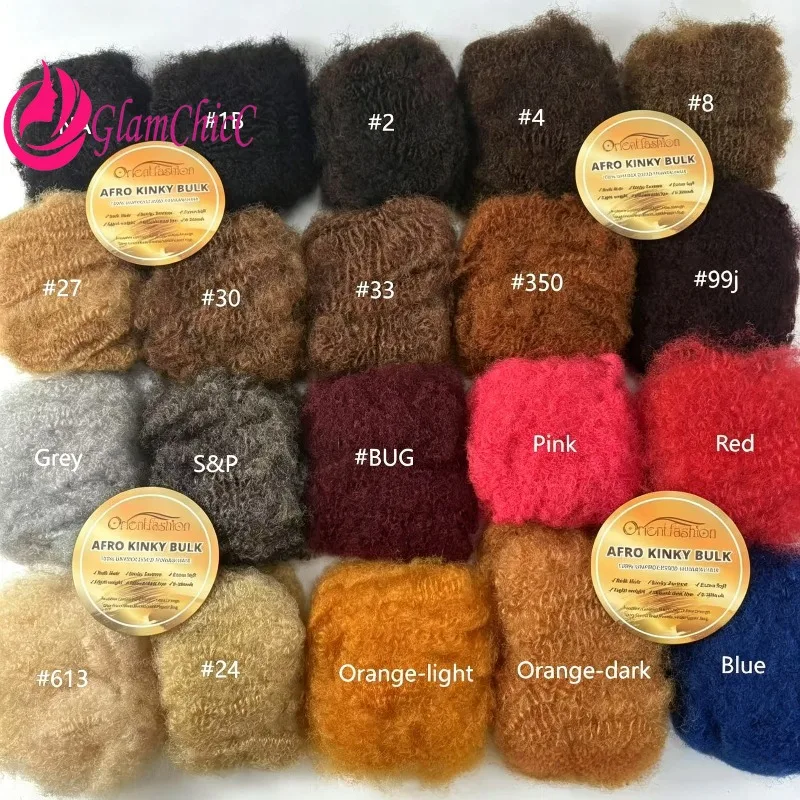 100-human-hair-afro-kinky-curly-bulk-hair-50g-multi-color-soft-fluffy-virgin-hair-for-women-boho-locs-daily-crochet-braiding-use