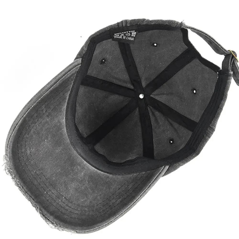 قبعات البيسبول الموضة المتعثرة قابل للتعديل الهيب هوب بلغت ذروتها قبعة كسر حفرة عادية واقية من الشمس القبعات رجل إمرأة الرياضة في الهواء الطلق