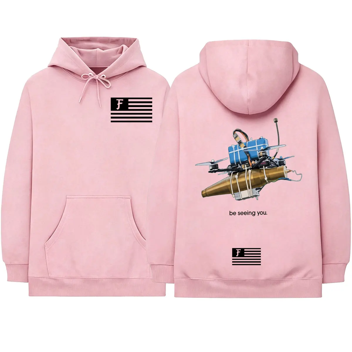 Forward Observations Group Be Seeing You Hoodies Herren Damen Kleidung Mode Lässige Langarm-Pullover Kapuzen-Sweatshirts – Detail 5
