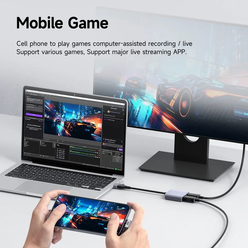 بطاقة التقاط الفيديو Hagibis Hdmi-متوافقة مع بطاقة تسجيل USB A/C 1080P مع حلقة 4K للتبديل Xbox Ps4/5 البث المباشر #6