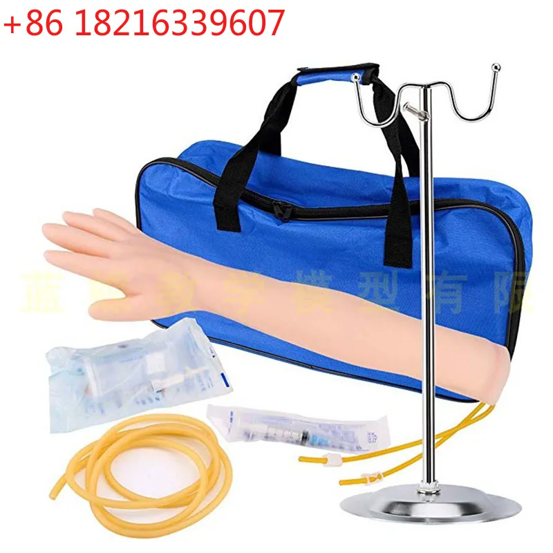 YAO NEW Life Size Anatomical Phlebotomy Venipuncture Practice Arm anatomyInjection practice Medical Simulator Nurse Training kit