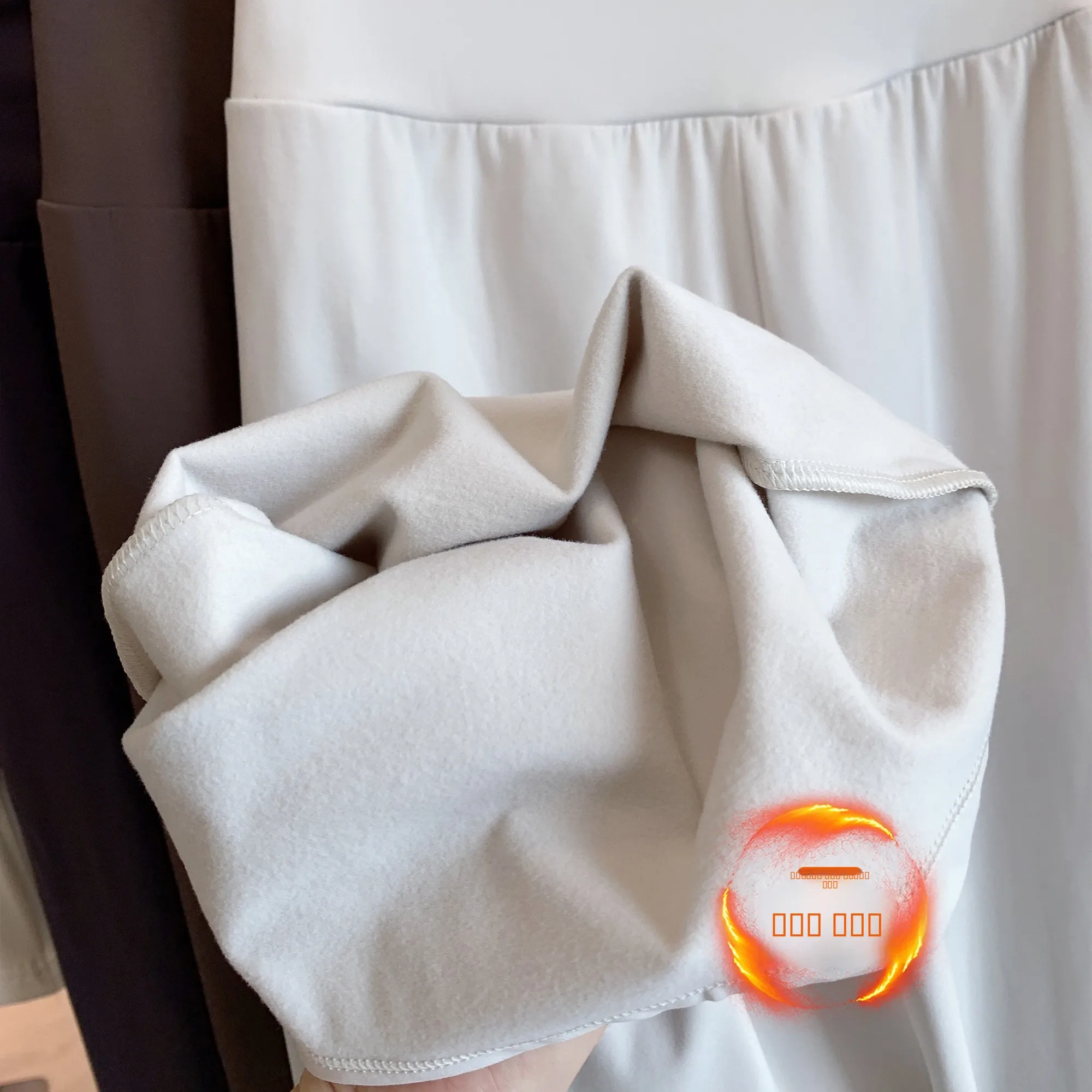 

High-Waist Fce Lined Yoga Pants Women's Boting Wide Leg Pants Thermal Loose Fit Sports Trousers Casual Long Pants