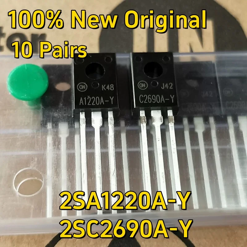10 пар ON 2SA1220A-Y 2SC2690A-Y Оригинальные, абсолютно новые, подлинные 2SA1220A 2SC2690A A1220A-Y C2690A-Y