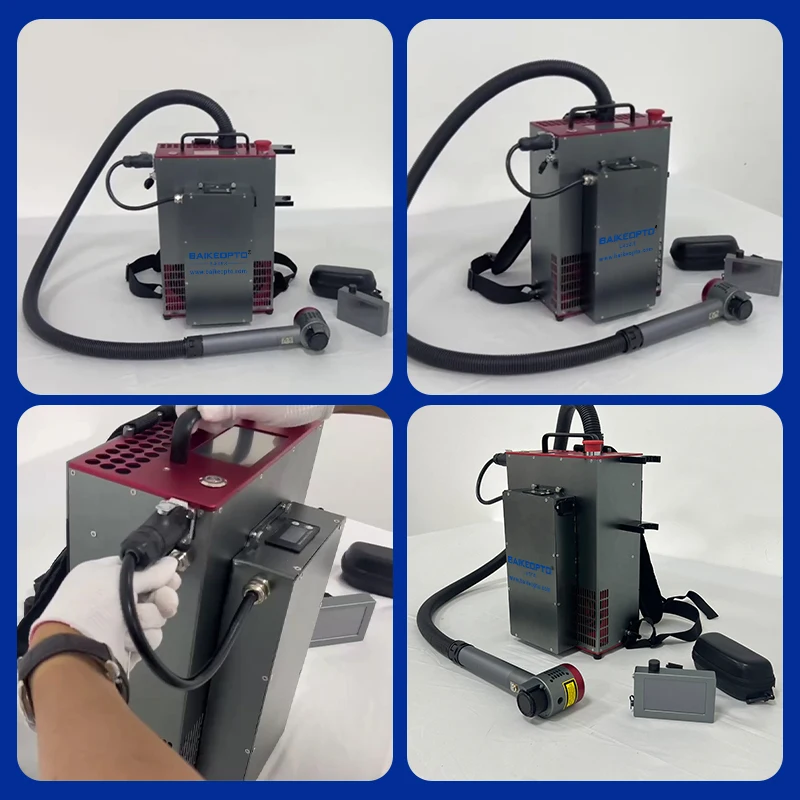 200W Hot-Sell Metal Rust Remove Equipment Rust Remover Cleaner Tool Laser Cleaning Machine With High Quality