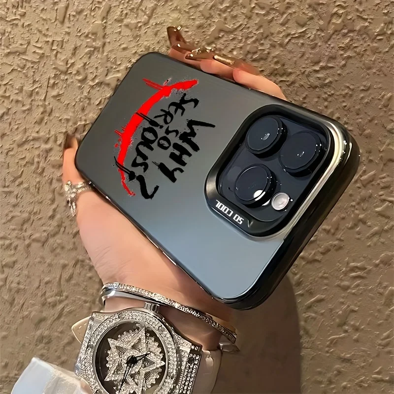 Pourquoi ceci une coque de téléphone série adaptée à l'iPhone 17 16 15 14 13 12 11 Pro/Max/Plus coque arrière anti-chute et antichoc