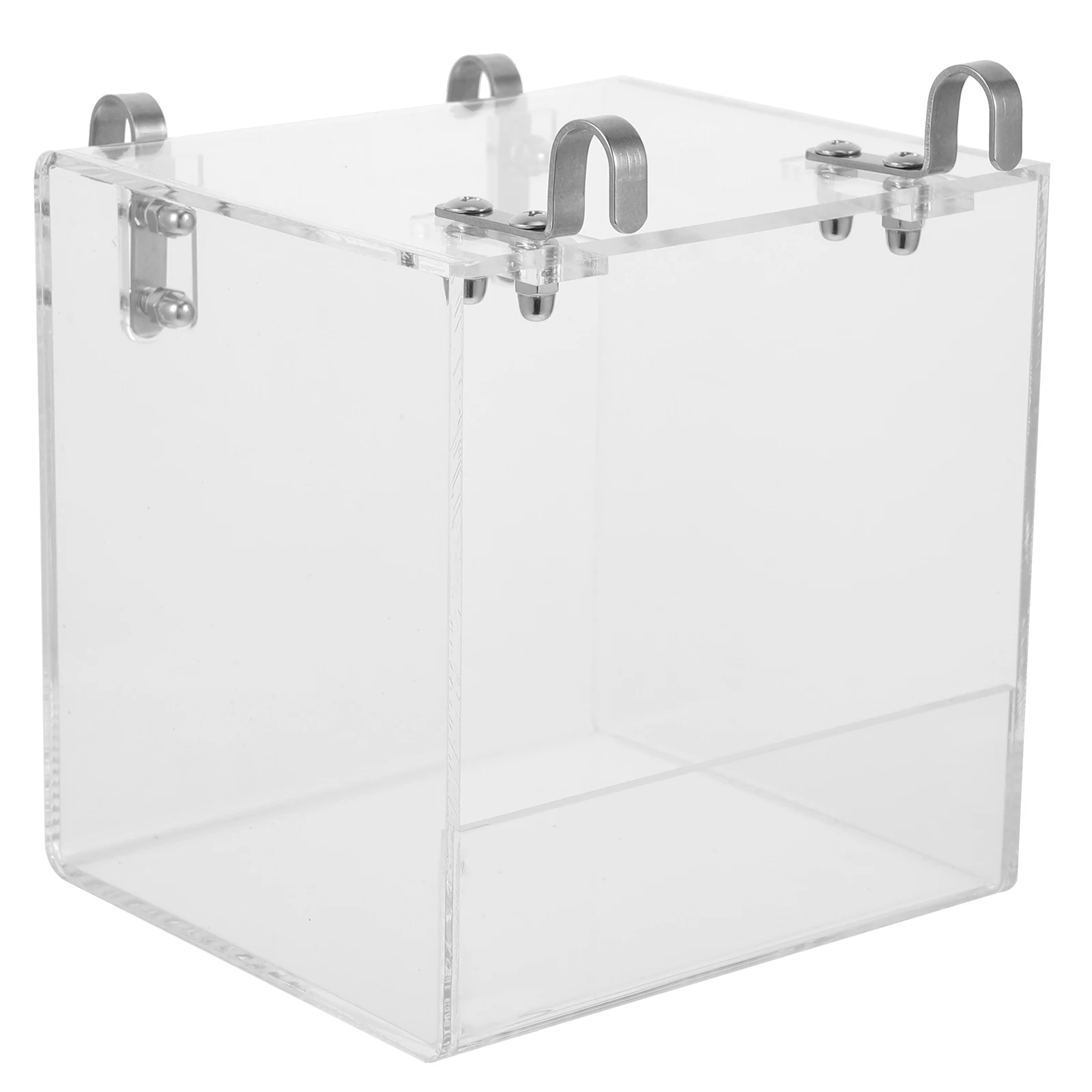 

Acrylic Bird Bathing Box Clear Parrot Shower Container Basin Compact Size Suitable Small Parrots Finches Home Pet Store Use