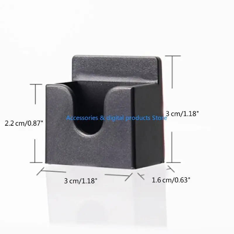 77JD ABS Mount lijm achtergrond Back Easy Installation Walkies Talkies Hold Device Stand