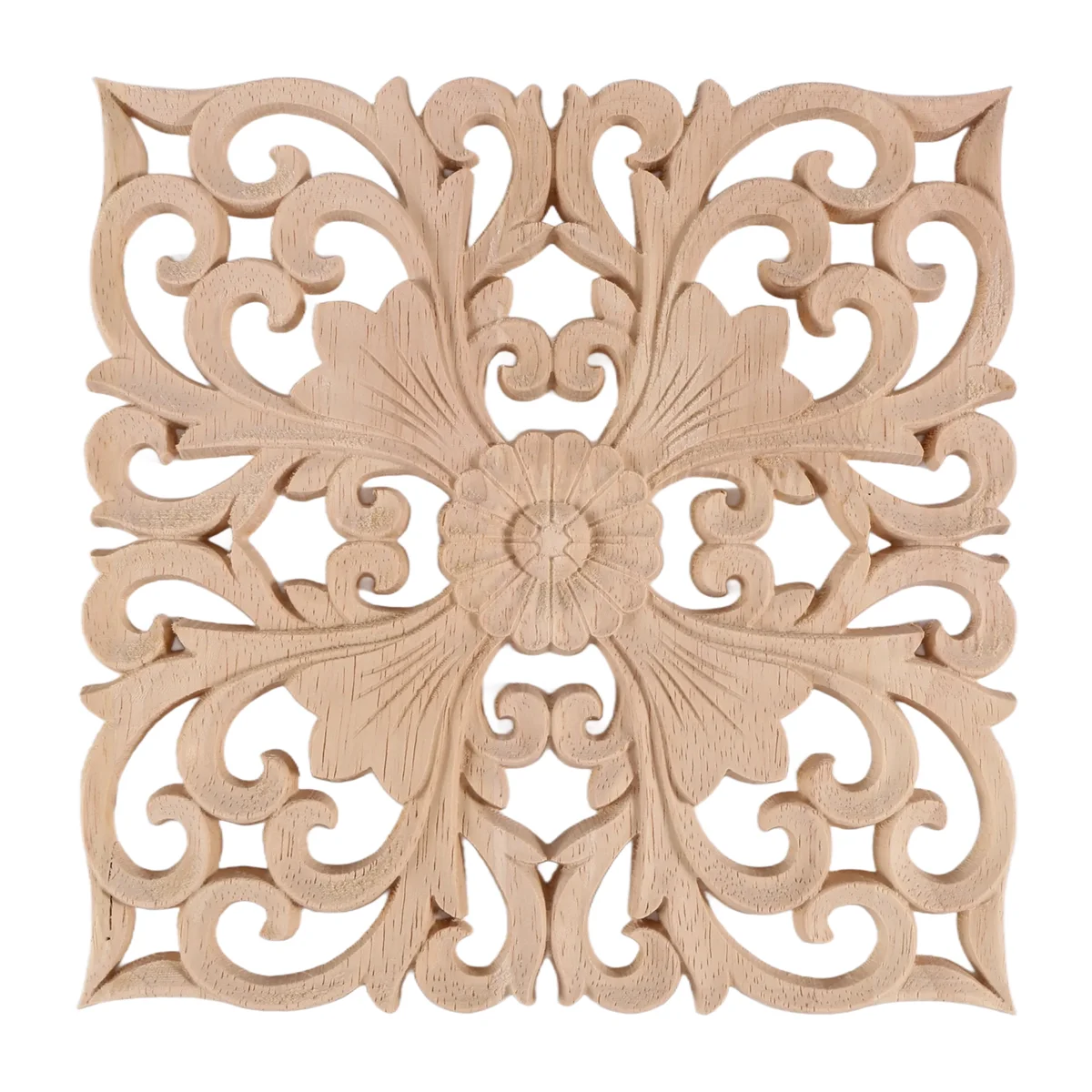 Wooden Decal Supply European-Style Applique Real Wood Carving Accessories And Retail.Woodcarving 20x20x1Cm