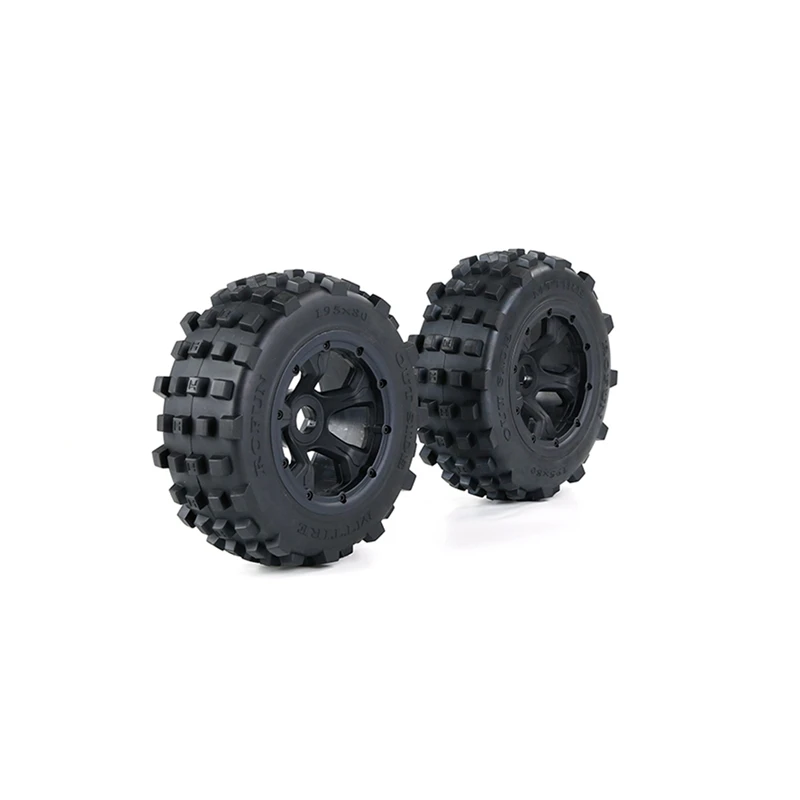 Off-Road Car Rear Tyres For 1/5 HPI ROFUN BAHA ROVAN KM BAJA 5T/5SC/5FT Rc Car Toys Parts 195X80mm