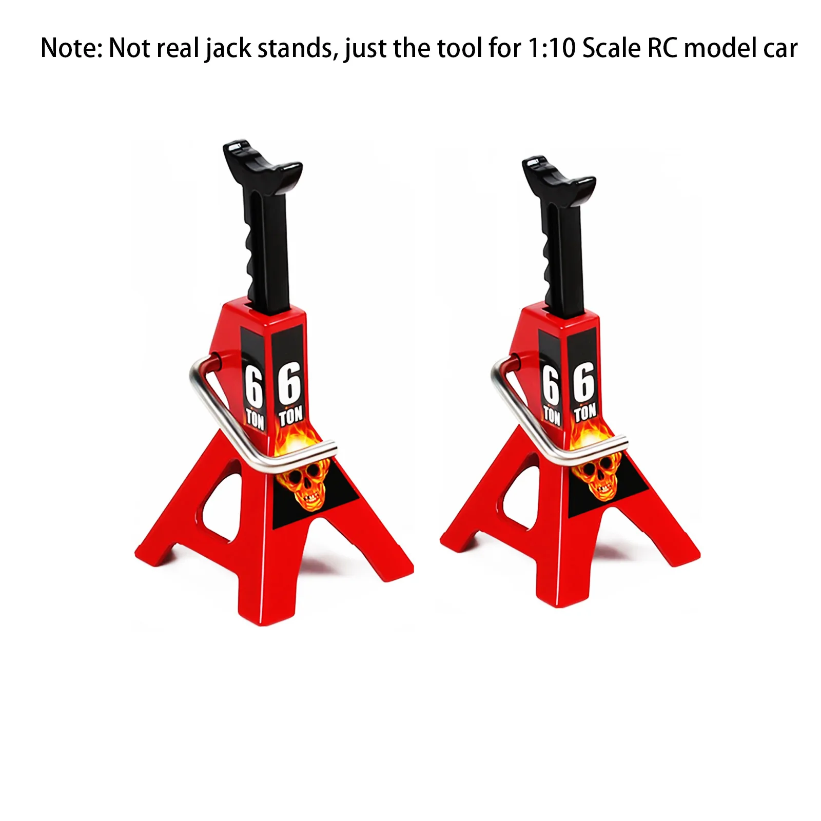 RCZIPROY 2PCS RC 잭 브래킷 3T 6T 금속 높이 조절 가능 아날로그 부품 (1/10 RC 크리퍼 Axial Traxxas TRX4 업그레이드 부품용)
