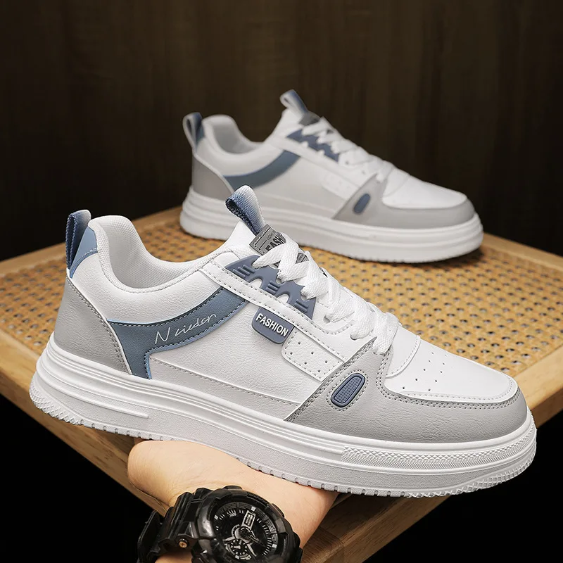 

Men's Sneakers 2025 Summer Comfortable Casual Shoes for Men Fashion Lace-up Platform Shoes Breathable Tennis Shoes Tenis Hombre