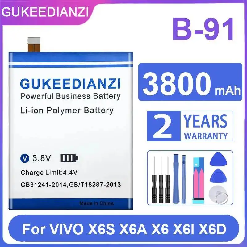 

3800Mah B-91 For Vivo X6S X6A X6 X6l X6D Long-Lasting Mobile Phone Battery