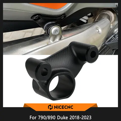 KTM 790 Duke 2018-2023 890 Duke 2020-2023 2022 배기 파이프 브래킷 고정 링 지지대 홀더
