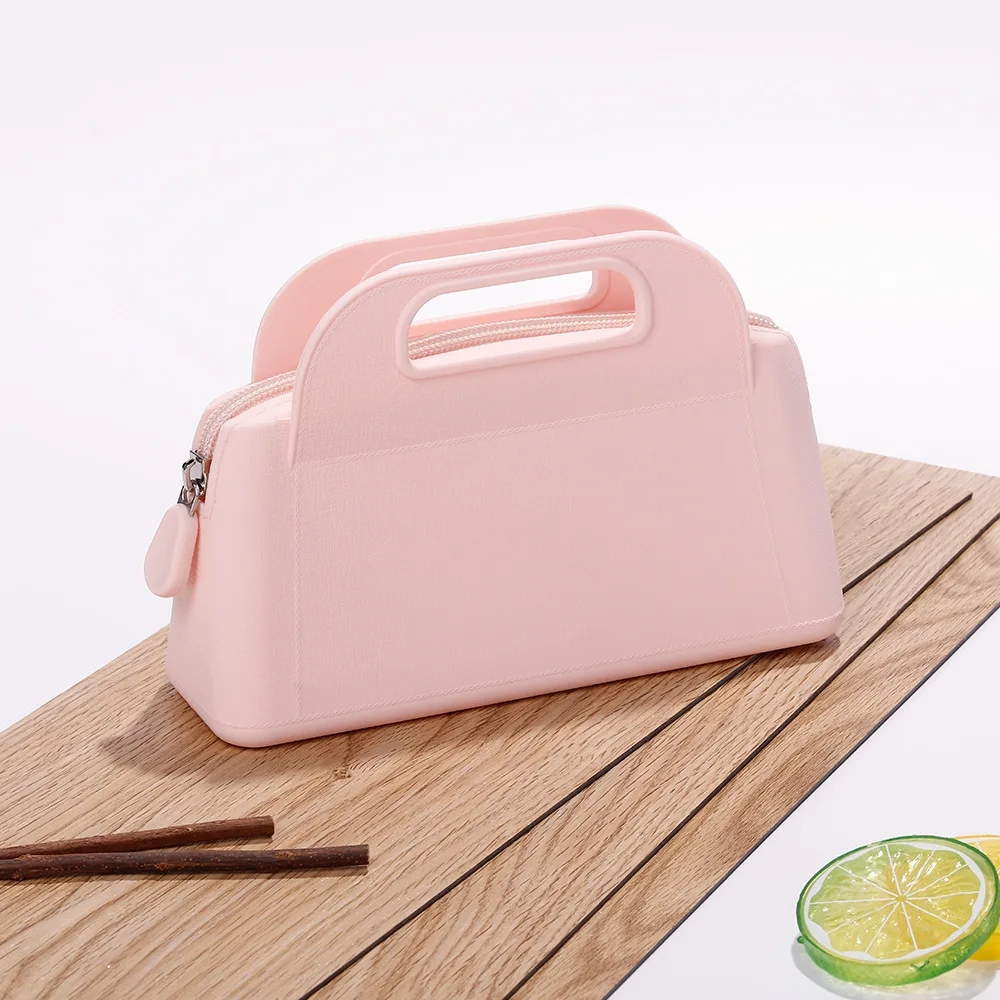 Creative Convenient Handbag Popular Women's Waterproof Silicone Storage Makeup Bag Purses and Handbags Luxury Designer Women Bag