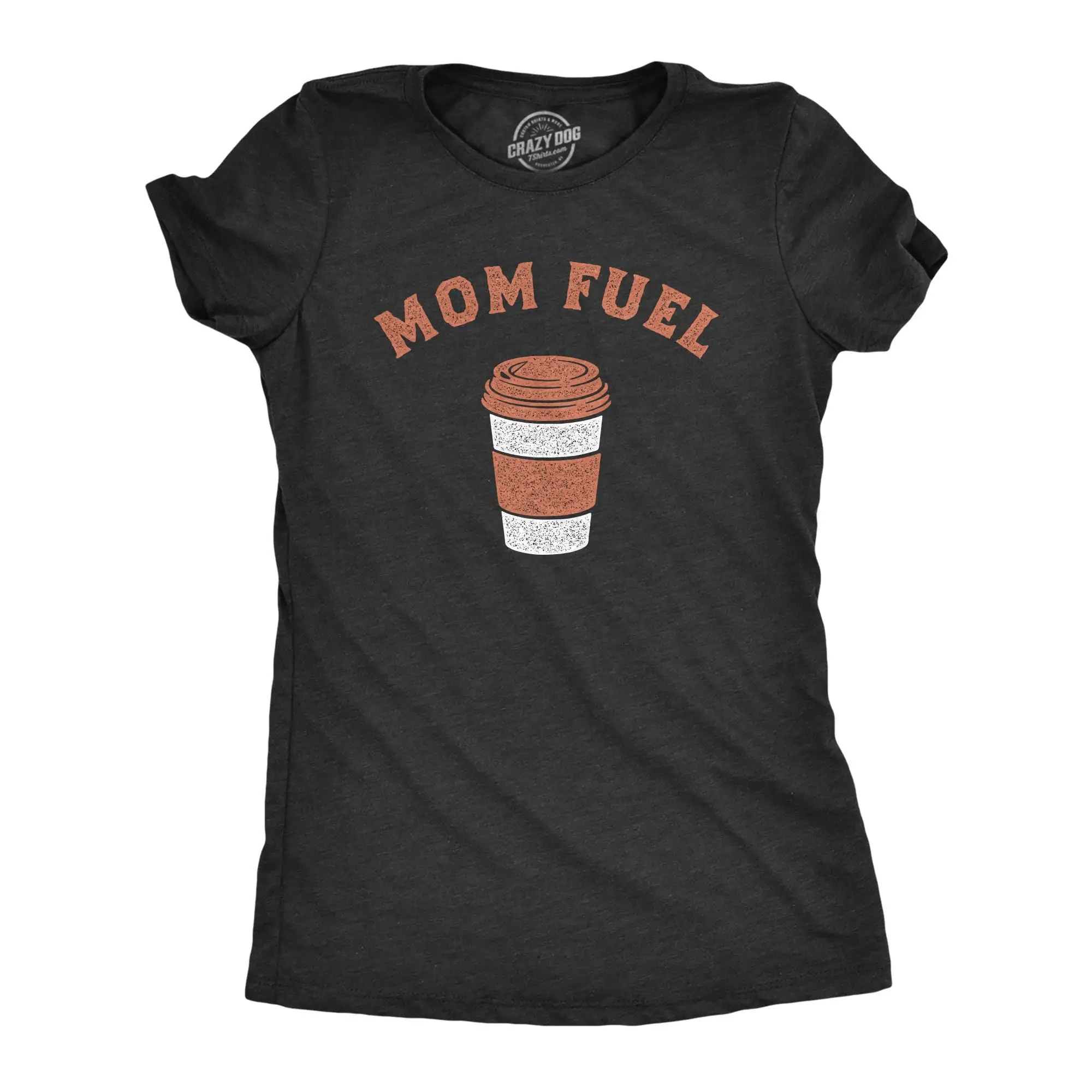 Funny Mom T Shirt Cute Sayings Coffee Mum With Kids For Stressed Fuel