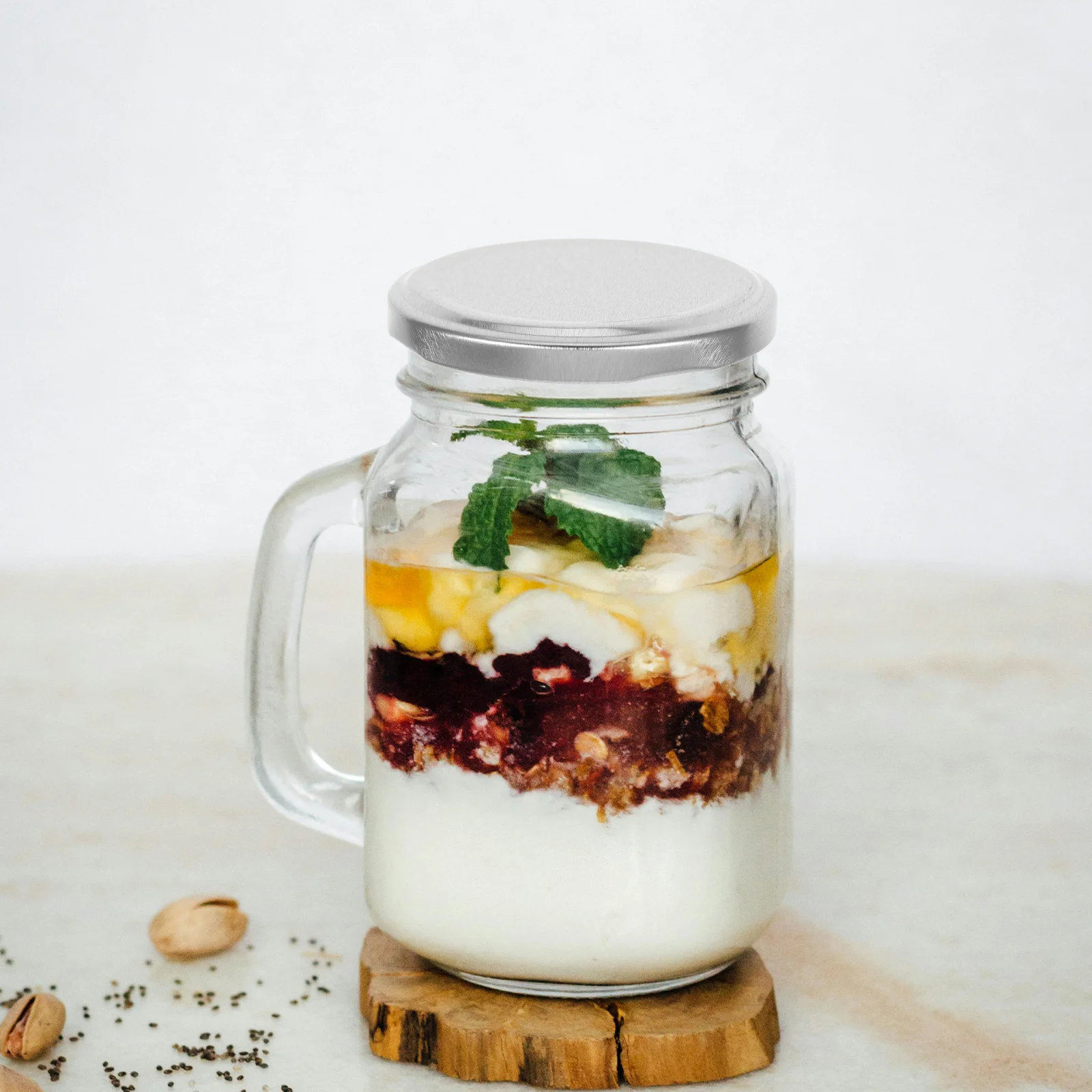 Couvercles de bocaux Mason de 66Mm, 100 pièces, bouchons hermétiques en fer blanc pour conserve, confiture, gelée, stockage d'épices, couvertures de conservation de cuisine réutilisables