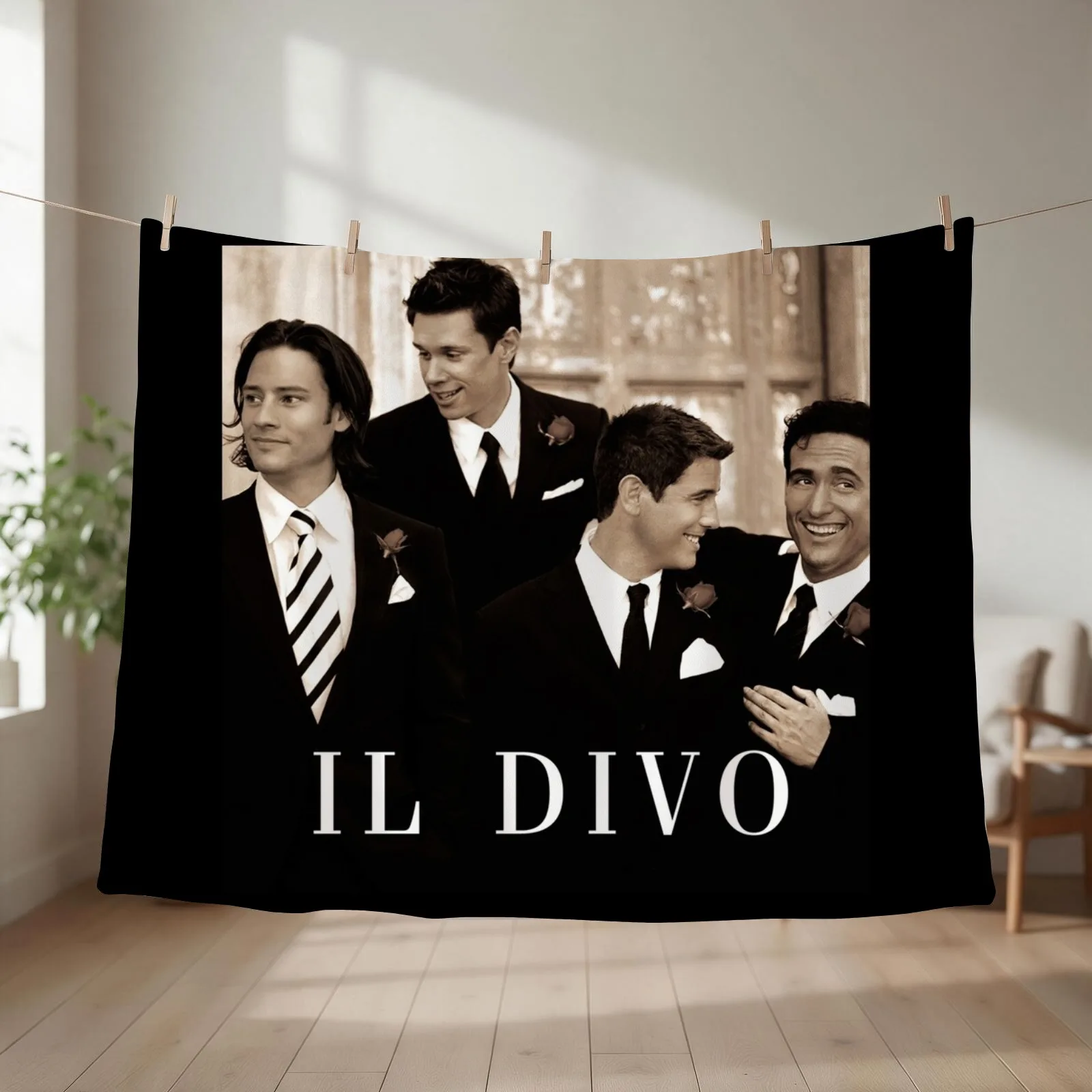 Il Divo greatest hits Throw Blanket couch cozy soft plush fuzzy picnic outdoor blanket