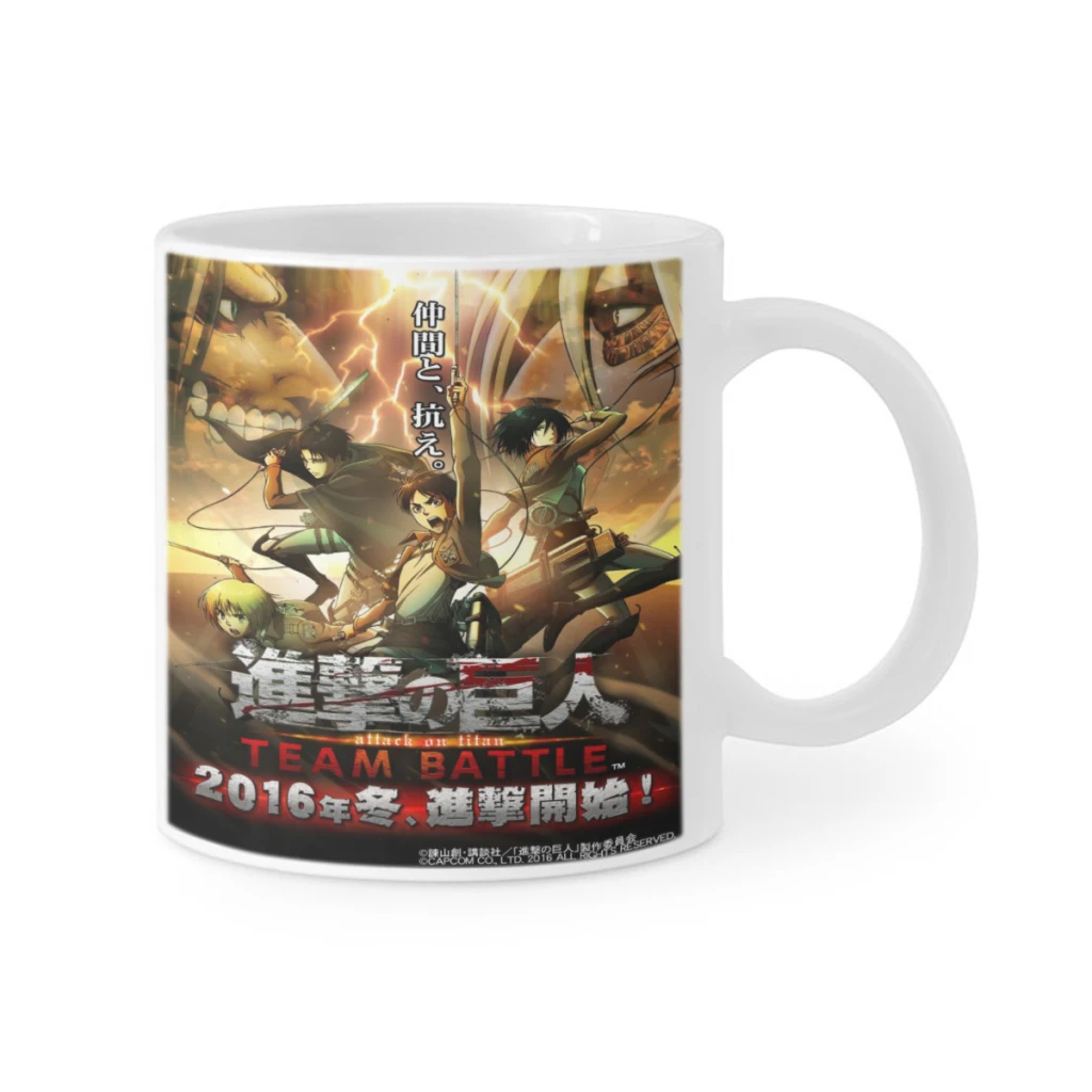 Wings of Liberty Attack on Titan Retro Ceramics Coffee Mug Cute Gamer Birthday Gift Back To School Mug