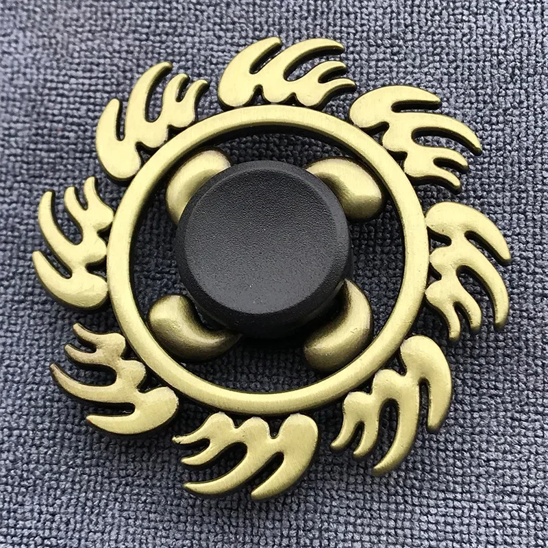 Neuer Bronze-Metall-Legierung Fidget Spinner R188 Geräuschloser Handspinner Fingerspitzen-Gyro Stressabbau-Spielzeug Geschenke