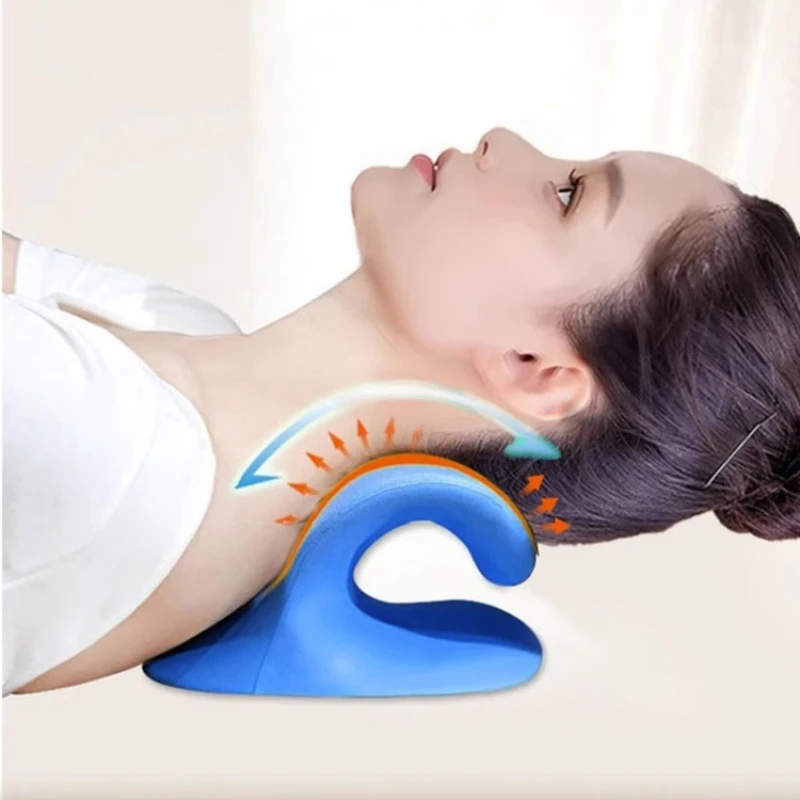 

Подушка C-типа, шейный массаж, корректор точечного массажа для боли в плечах и шее, кривизна, массажер шиацу Массажёр