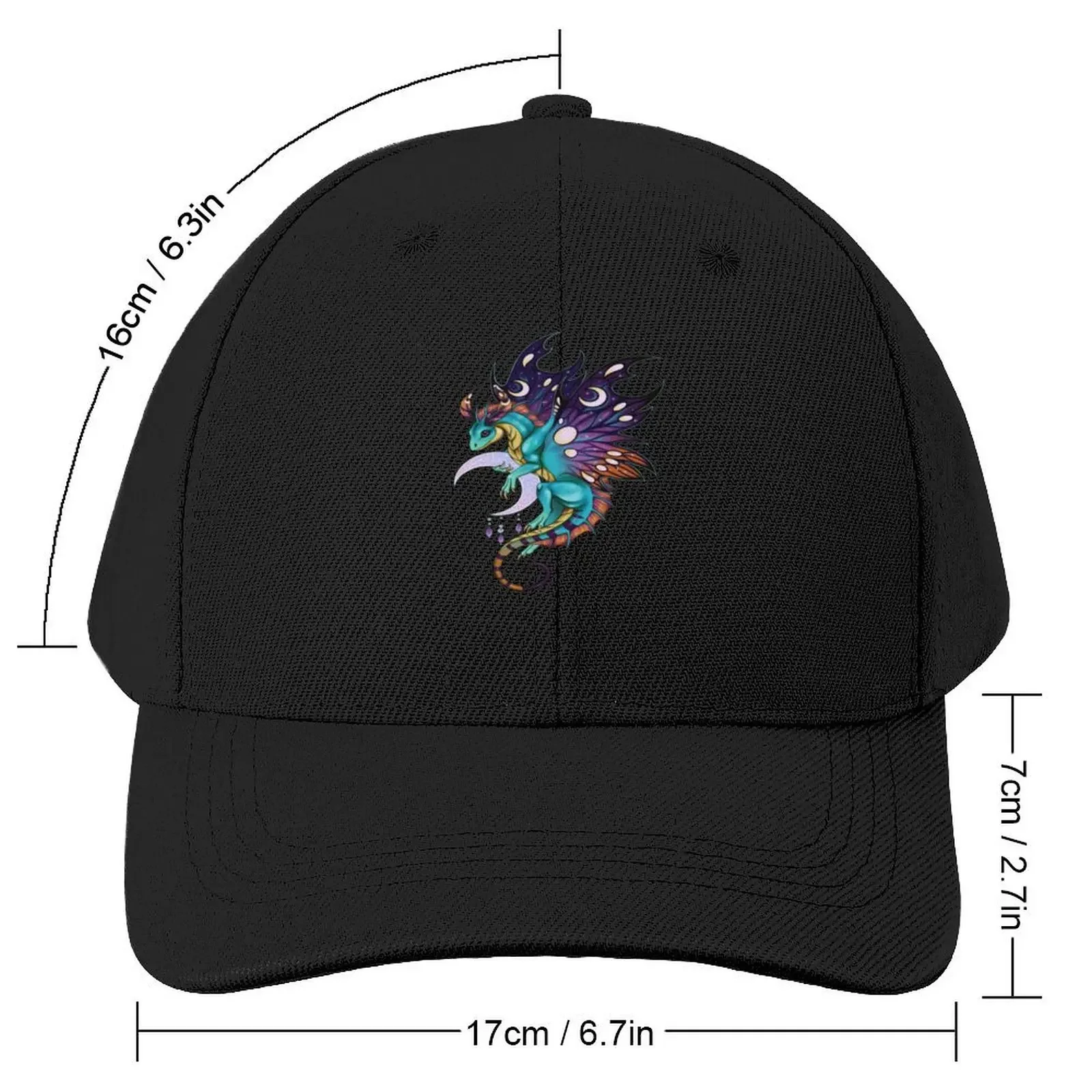 faerie dragon Baseball Cap fun hats New In Hat black Men's Caps Women's