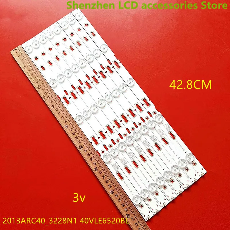 Для 40-LB-M520 40VLE4421BF 40VLE6520BH 40VLE4421BF 40-LB-M520LCD подсветка для телевизора 2013arc40 _ 3228n1 42,8 см 3 в 100% Новинка