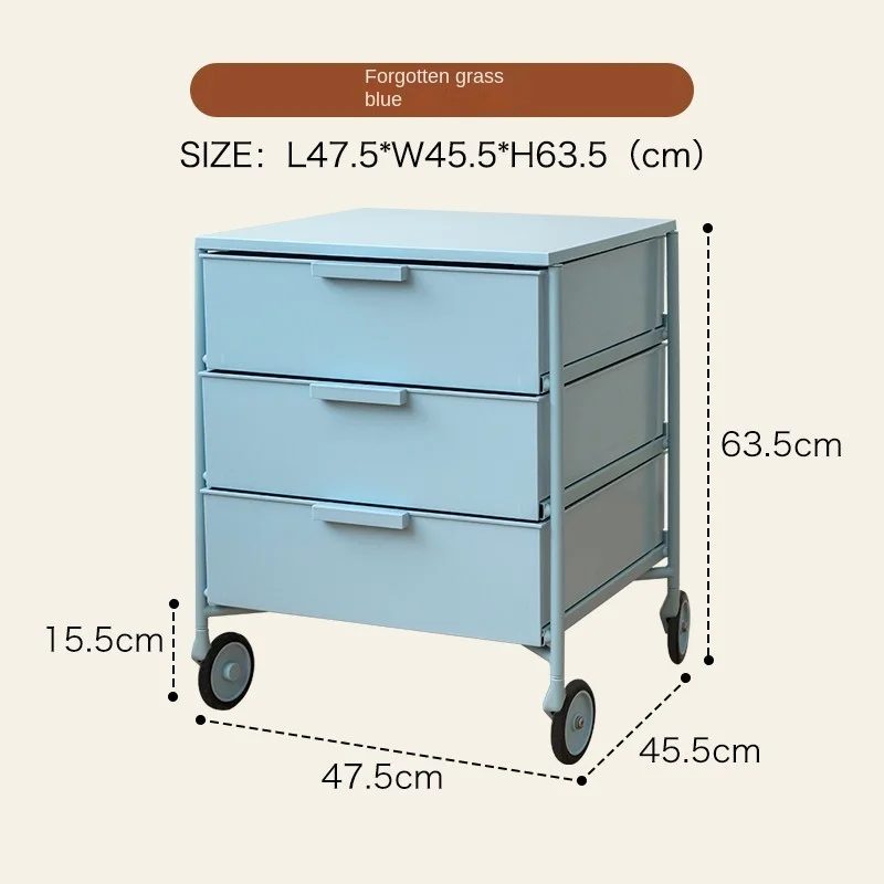 Nordic Simple Creative Design Be Used As A Multi-functional Mobile Storage Cabinet For Nightstand Modern Bedroom Fashion Locker